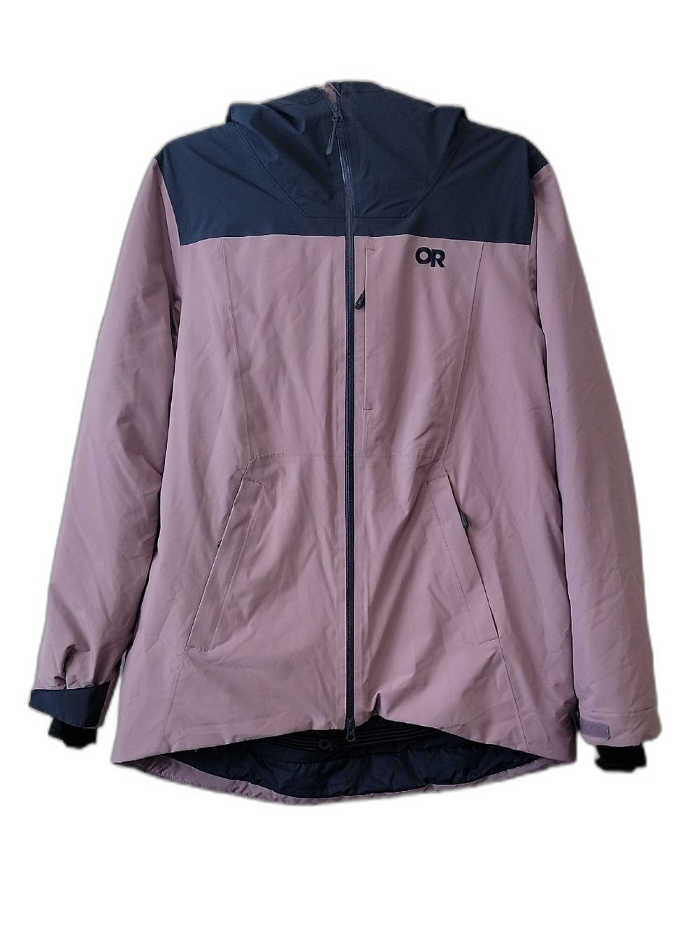 Outdoor Research Hooded Jacket in Dusty Pink and Teal